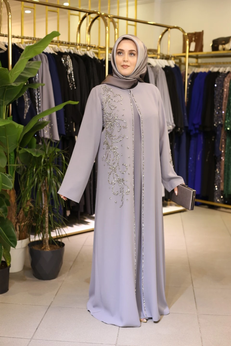 NAKIŞ DESEN ABAYA TAKIM 438 KOD