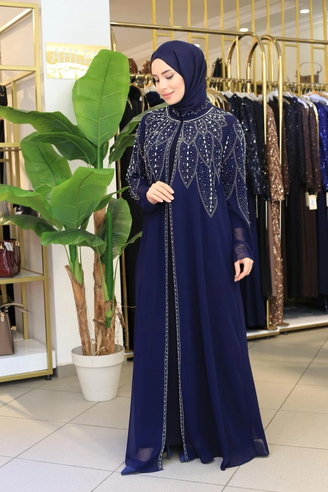 TAŞ BASKILI ABAYA TAKIM SR5053 KOD