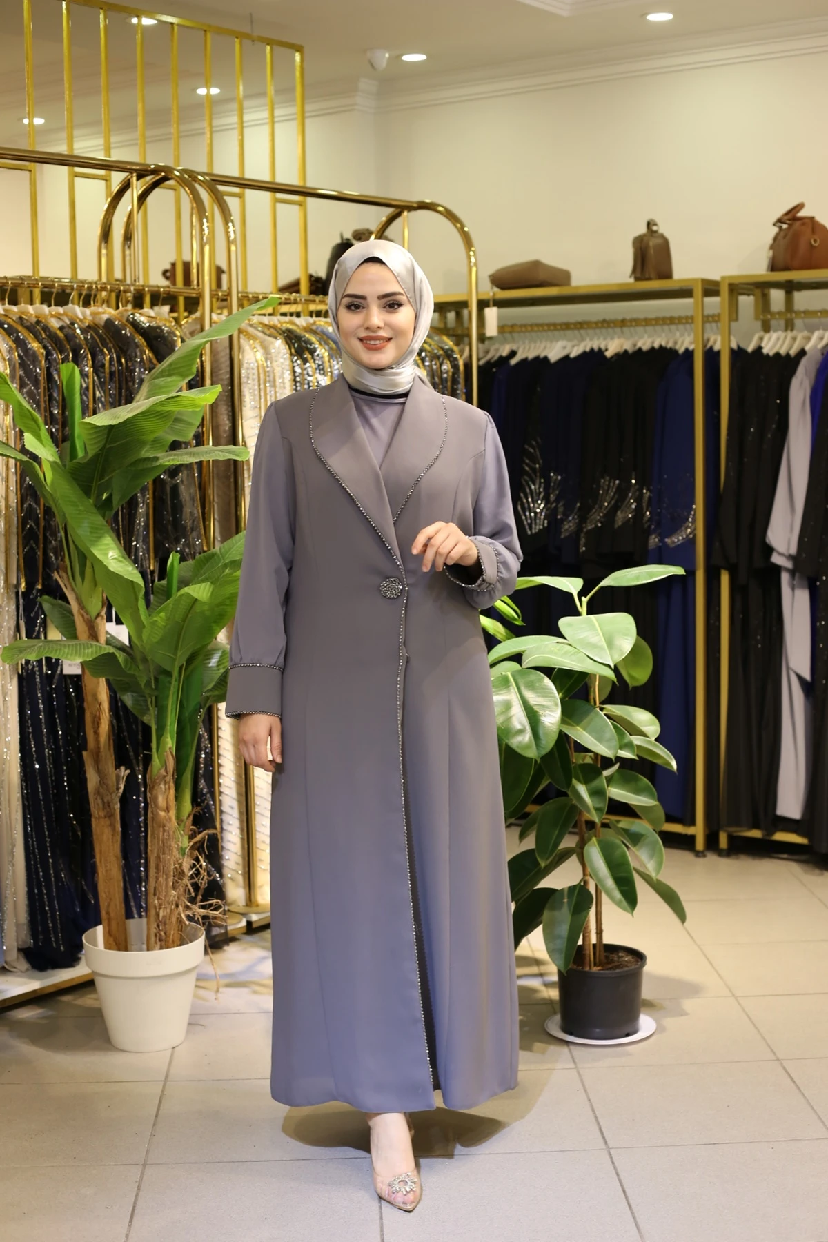 CEKET YAKA ABAYA TAKIM 5118 KOD